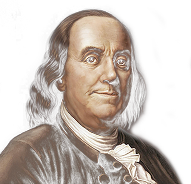 An image of Benjamin Franklin